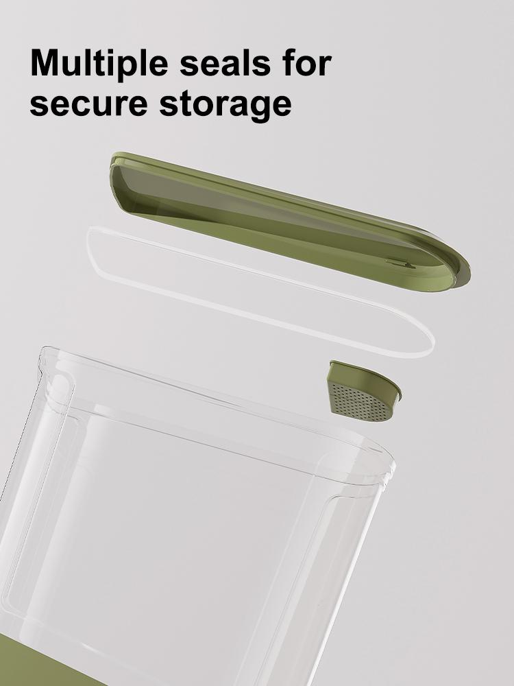 UFORU Rice Dispenser 22lb, Slim Rice Storage Container for Small Spaces, BPA-Free Clear Dry Food Dispenser Sealed Moisture-Proof, Grains & Cereals Storage Bucket for Kitchen Pantry Home Use,Utensils Airtight, Cream Color Coffee Large Milk White UFORU Rice Dispenser 22lb, Slim Rice Storage Container for Small Spaces, BPA-Free Clear Dry Food Dispenser Sealed Moisture-Proof, Grains & Cereals Storage Bucket for Kitchen Pantry Home Use,Utensils Airtight, Cream Color Coffee Large Milk White