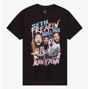 Seth Freakin' Rollins T-Shirt, Graphic tees, Streetwear, Men gifts, Short sleeve, T Shirt for Men, cotton, Top, Menswear, Full Colors, Full Sizes, For Men, For Women