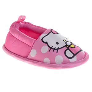 Sanrio Hello Kitty House Slippers for Girls  Cute Cozy Indoor Soft Comfort (Toddler / Little Kid)