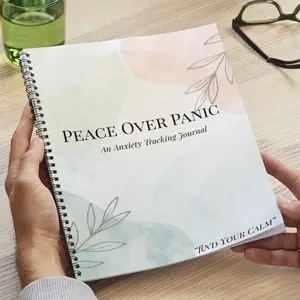 Peace over panic, anxiety journal