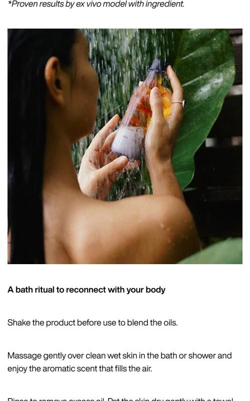 Natura Tukumã Biphase Body Oil, Moisturizing Body Oil for Soft Glowing Skin 6.7fl.oz