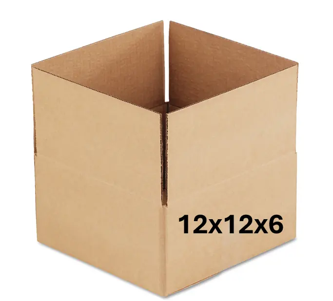 12x12x6 (32 ect) | SINGLE CARDBOARD BOX