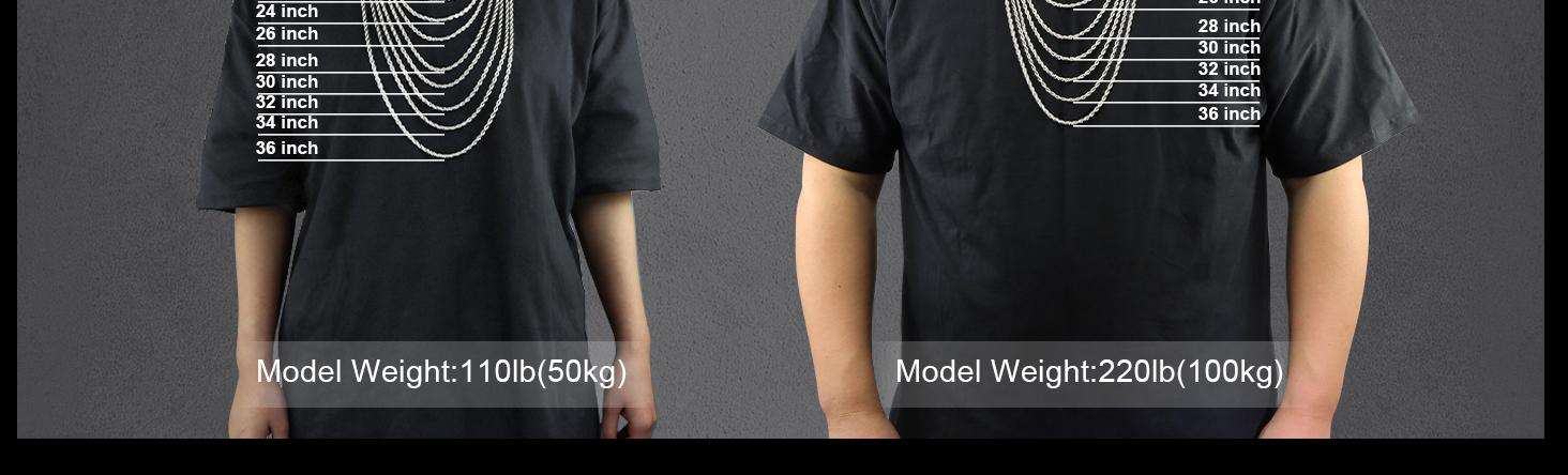 Jewelfairy Mens 3/4/5mm Stainless Steel Silver Twist Chain Necklace for Men Women Silver Necklace Chain 18/20/22/24 Inches