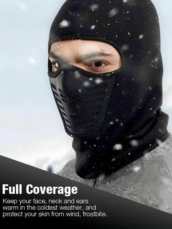 Warm Face Mask Protection Windproof Full Balaclava for Winter Skiing Snowboarding Motorcycling Ice Fishing Men Essential Outdoor Work Breathable