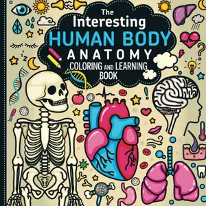 The Interesting Human Body Anatomy Coloring and Learning Book