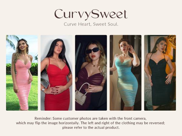 CurvySweet CDK0511A Elegant Off-Shoulder Ruched Mesh Bodycon Midi Pencil Dress with Spaghetti Straps, Cross-Back Design & Built-In Bra — Perfect Christmas Evening Dress for Graduation, Cocktail Parties, Date Nights & Formal Events