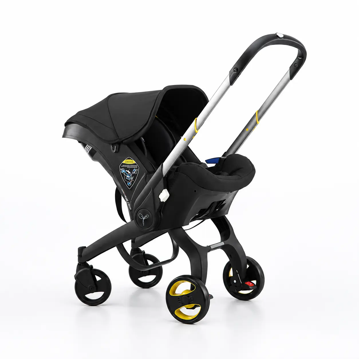 Reversible Foldable Baby Stroller | Adjustable Backrest Sturdy Metal Frame | Compact Travel Stroller Infant Car Seat Compatible