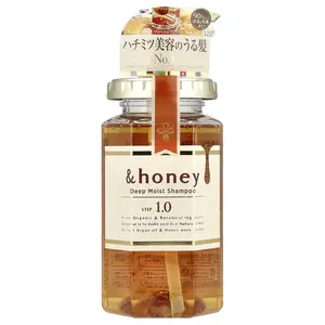 &honey Deep Moist Shampoo, Bulgarian Peony Honey, 14.9 fl oz (440 ml)