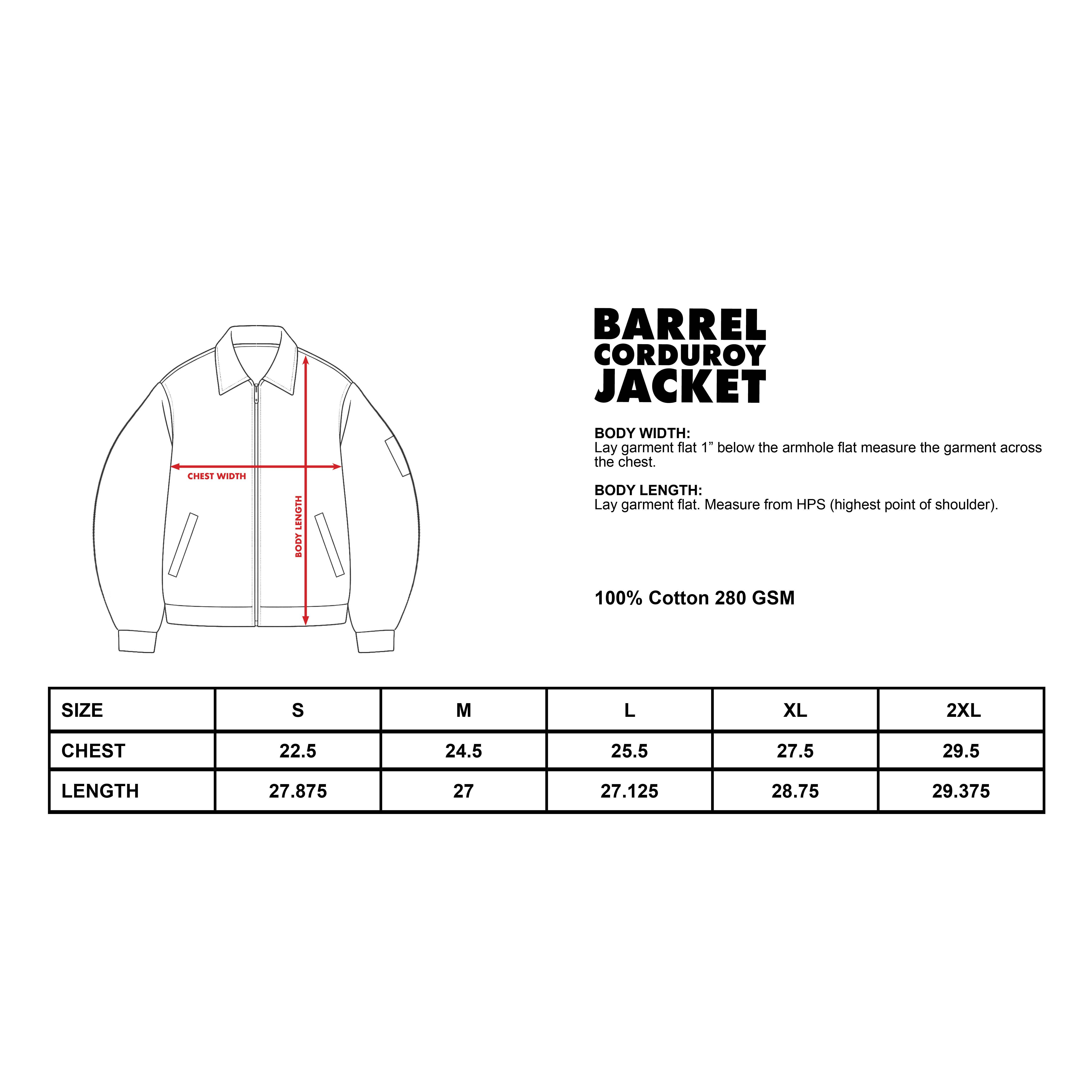 Barrel Corduroy Jacket
