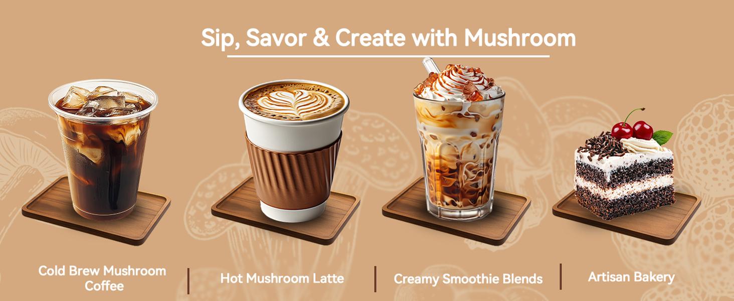 Mushroom Coffee (30 Servings) 10 Mushrooms (Lion’s Mane, Cordyceps, Turkey Tail & Other) Mixed With Gourmet Arabica Instant Immune Boosting Coffee for Focus & Gut Health Support