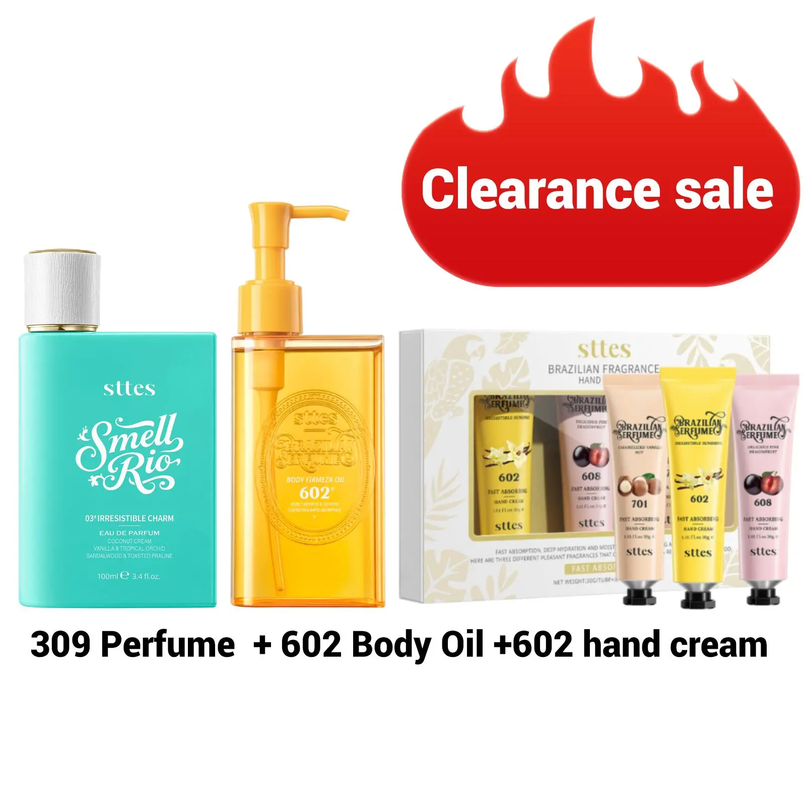 03+ hand cream $5 + body oil $5