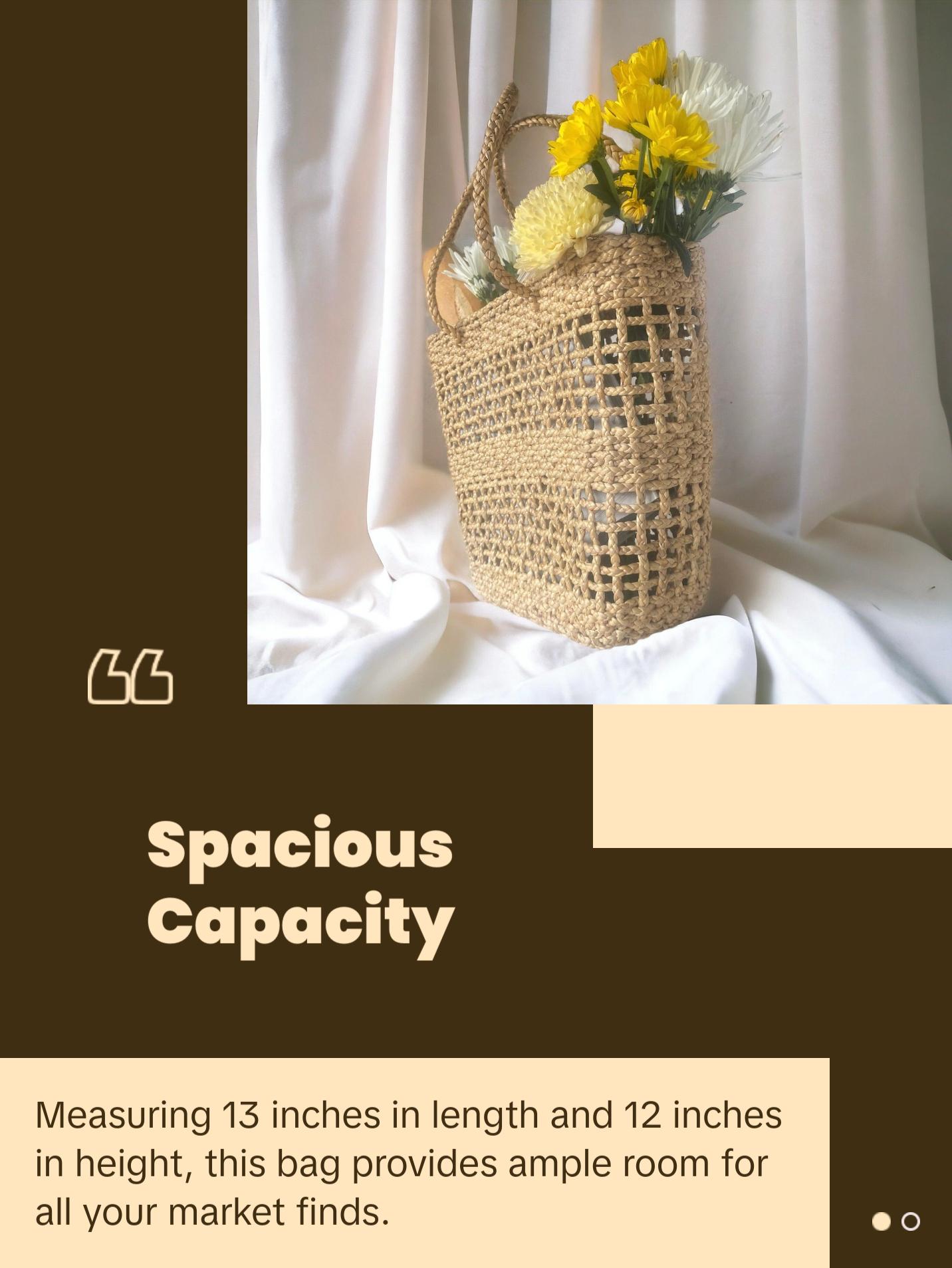 Handwoven French Market Bag