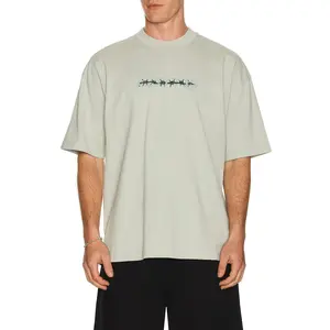 ALLSAINTS Deterent Tee in Frost Green