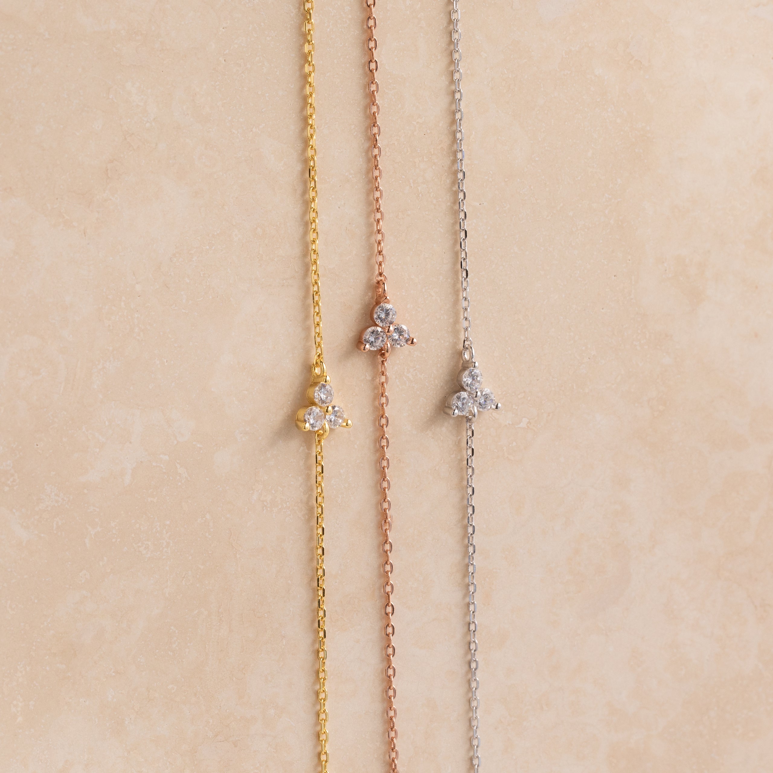 Lily Diamond Bracelet by Caitlyn Minimalist