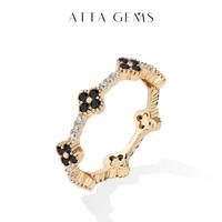 Black Moissanite Yellow Color