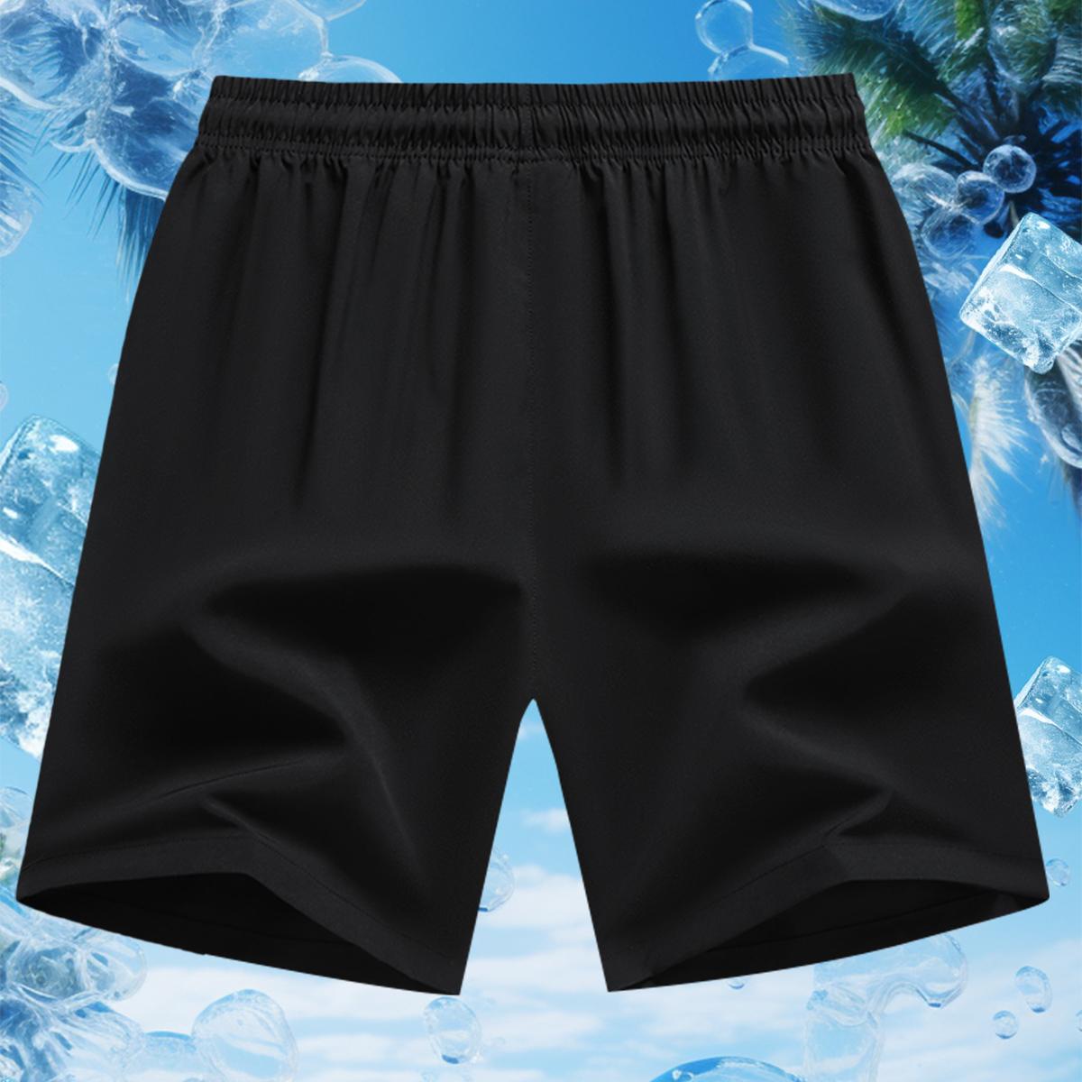 Men's Sports Casual Shorts Quick Dry Slight Stretch Breathable Shorts, Regular Fit, Zipper Drawstring, Perfect for Casual Everyday Wear workout gear