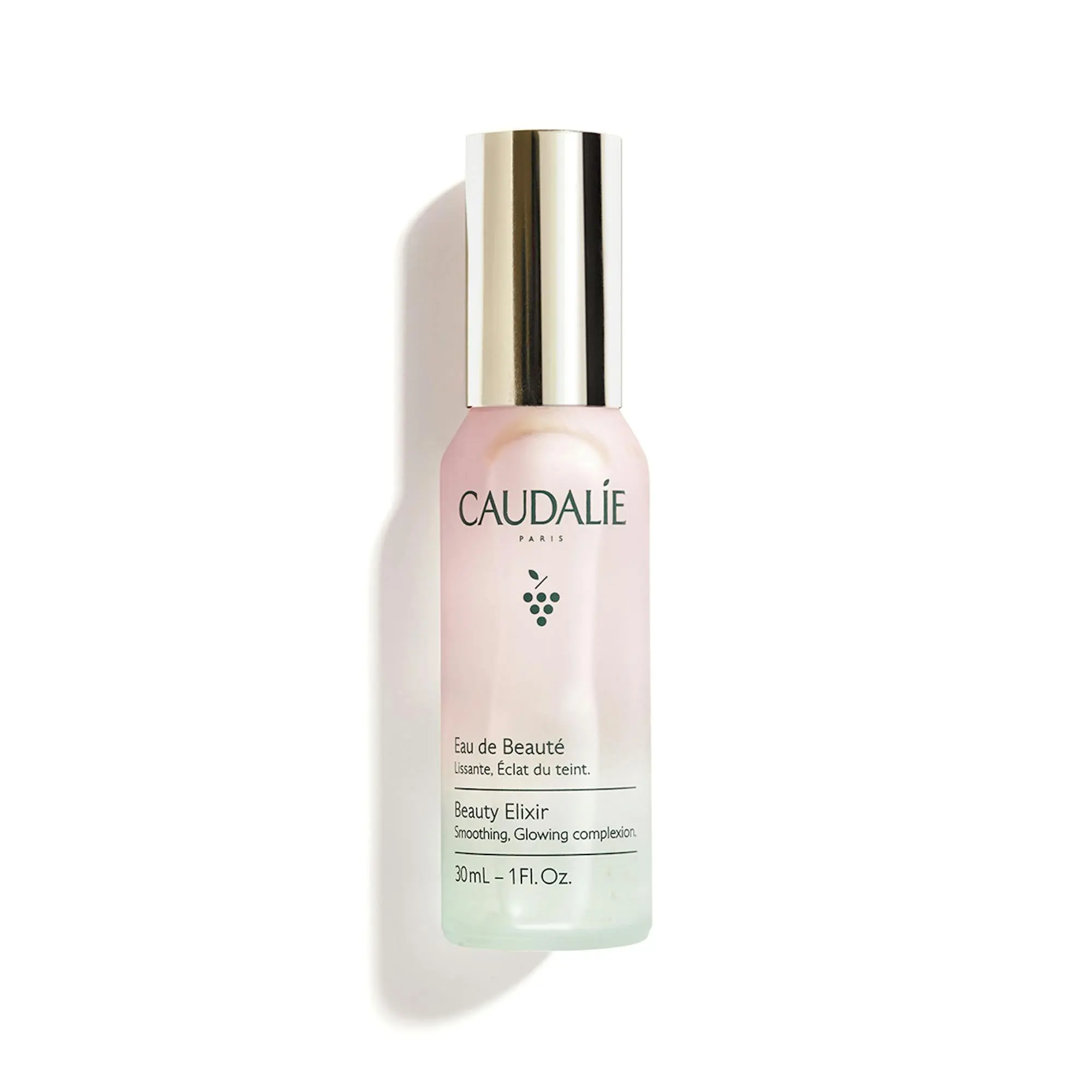CAUDALIE Beauty Elixir Facial Mist - Toner & Makeup Setting Spray with Flower Water, Resin & Natural Fragrance for a Flawless, Radiant Glow, Sensitive, Rosemary, Plant, Dewy