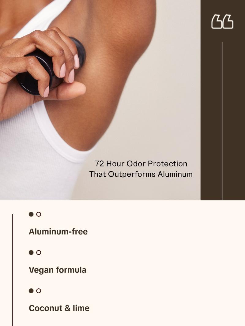 Each & Every Natural Fragrance Deodorant Eternal Summer - Coconut & Lime 2.5oz