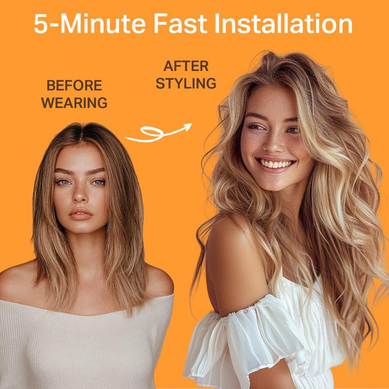 Doores Clip in Hair Extensions 120g 7pcs 150g 9pcs 100% Human Hair Straight for Daily Use & Special Occasions for Women