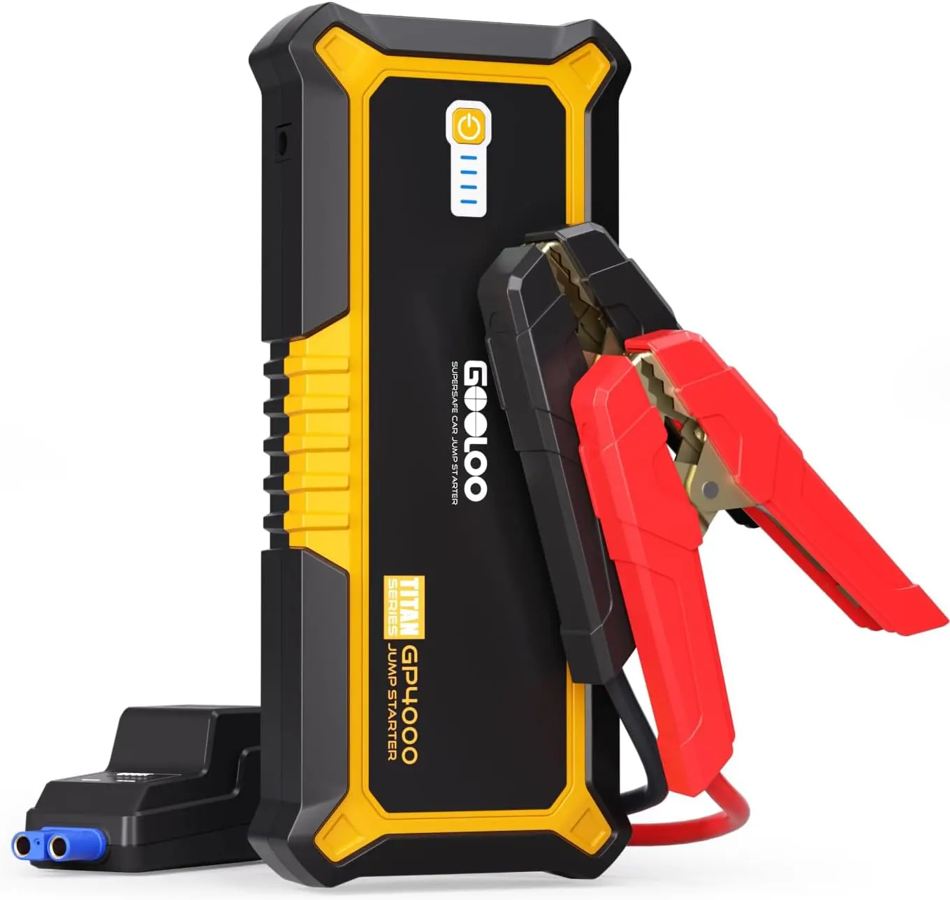 GOOLOO GP4000 4000A Multi-Function Car Jump Starter, 12V SuperSafe Lithium Device with USB Quick Charge, Portable Car Battery Repair Tool, Father's Day Gift, Car Jump Starters, Multi-Function Car Jump Starters,car accessories