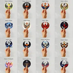 (TRENDING) US State Rebel Alliance Sticker, USA State AntiICE Activist Die-cut Stickers, Resistance Symbol Community Solidarity Vinyl, State in US Political Sticker