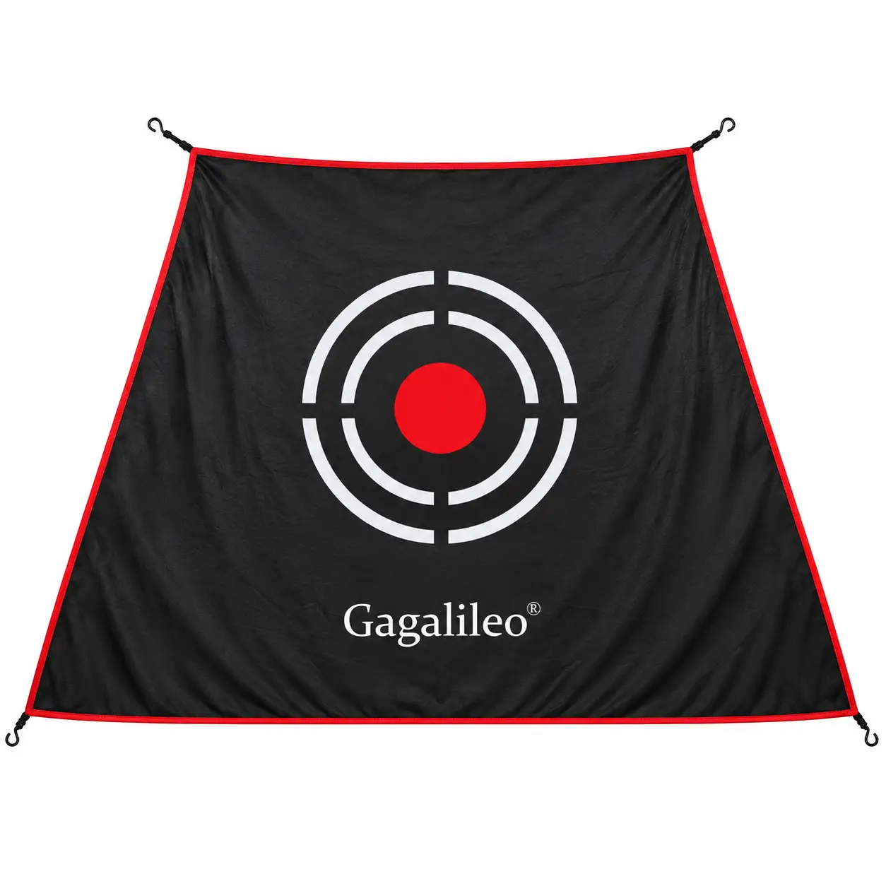 Gagalileo Hanging Golf Impact Target Net for Adults, 4.3x5x7.9ft Fleece-Lined Nylon Practice Screen with Target Zones, S-Hooks, Ropes, Customizable Setup, Folds Easily for Garage Home Practice