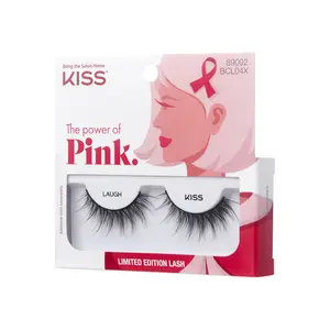 KISS The Power of Pink Limited Edition 'Laugh' False Eyelashes, 1 Pair