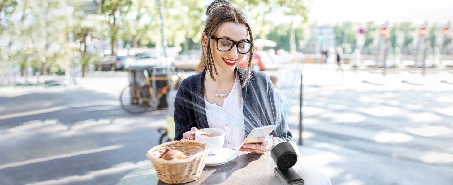 Ice-Cooling Turbo Fan | 5-Speed Handheld Portable Fan – 12H Rechargeable Personal Cooling Fan for Travel, Outdoor, Camping & Hiking | Perfect Gift for Him & Her Ice-Cooling Turbo Fan | 5-Speed Handheld Portable Fan – 12H Rechargeable Personal Cooling Fan for Travel, Outdoor, Camping & Hiking | Perfect Gift for Him & Her