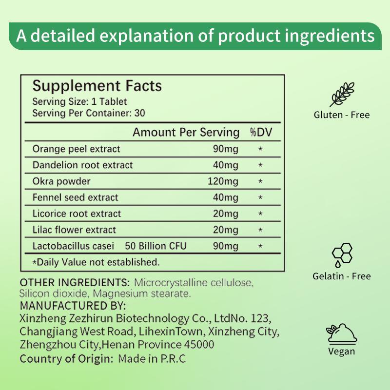 Kingscom Colon Clean Extra Strength 15 Day Cleanse Gut and Colon Support Caffeine Free with Okra Powder ,Dandelion Root & Orange Peel 30 Capsules