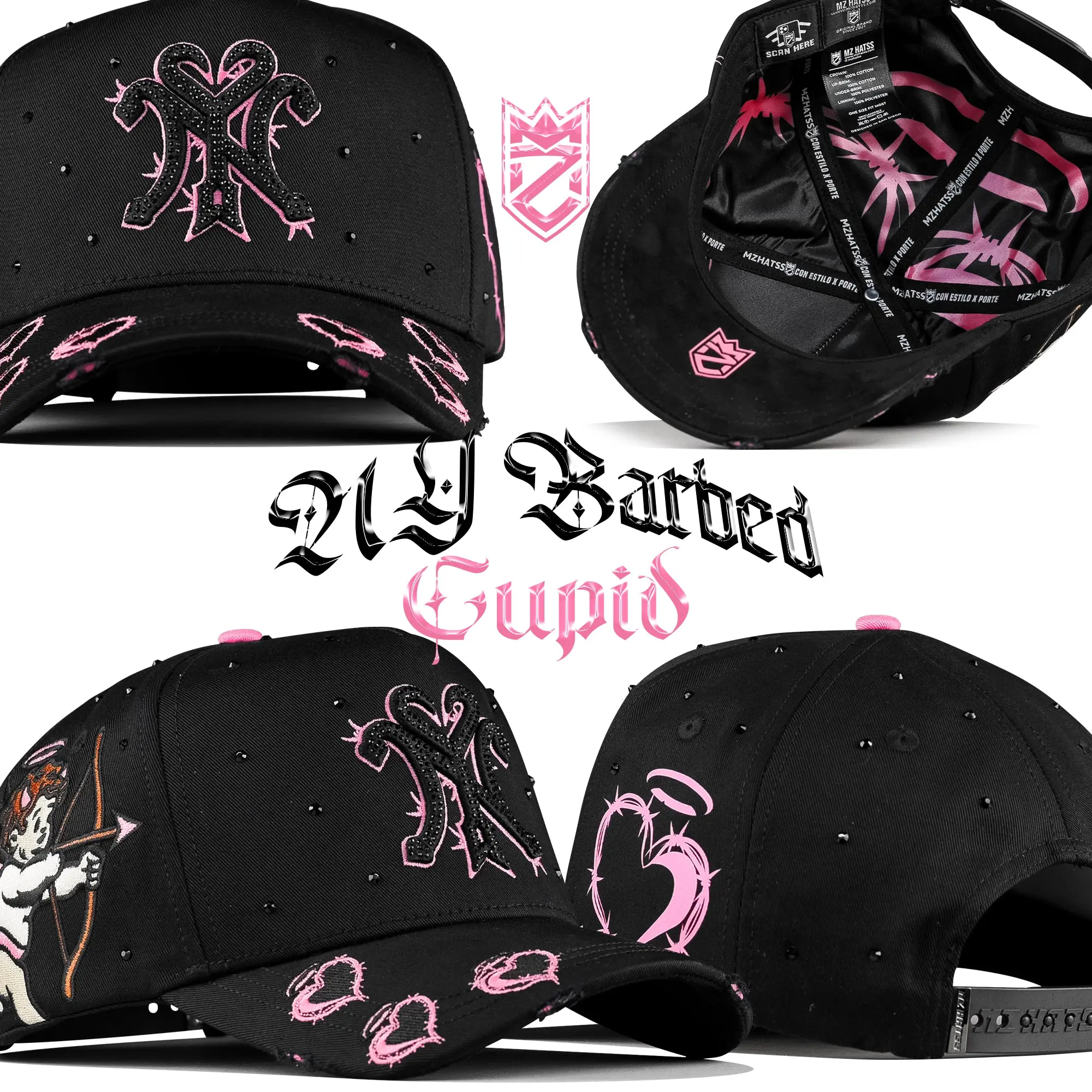 MZ HATSS Cupid edition Hat Snapback Hat Cap Adjustable Snapback Cap ...