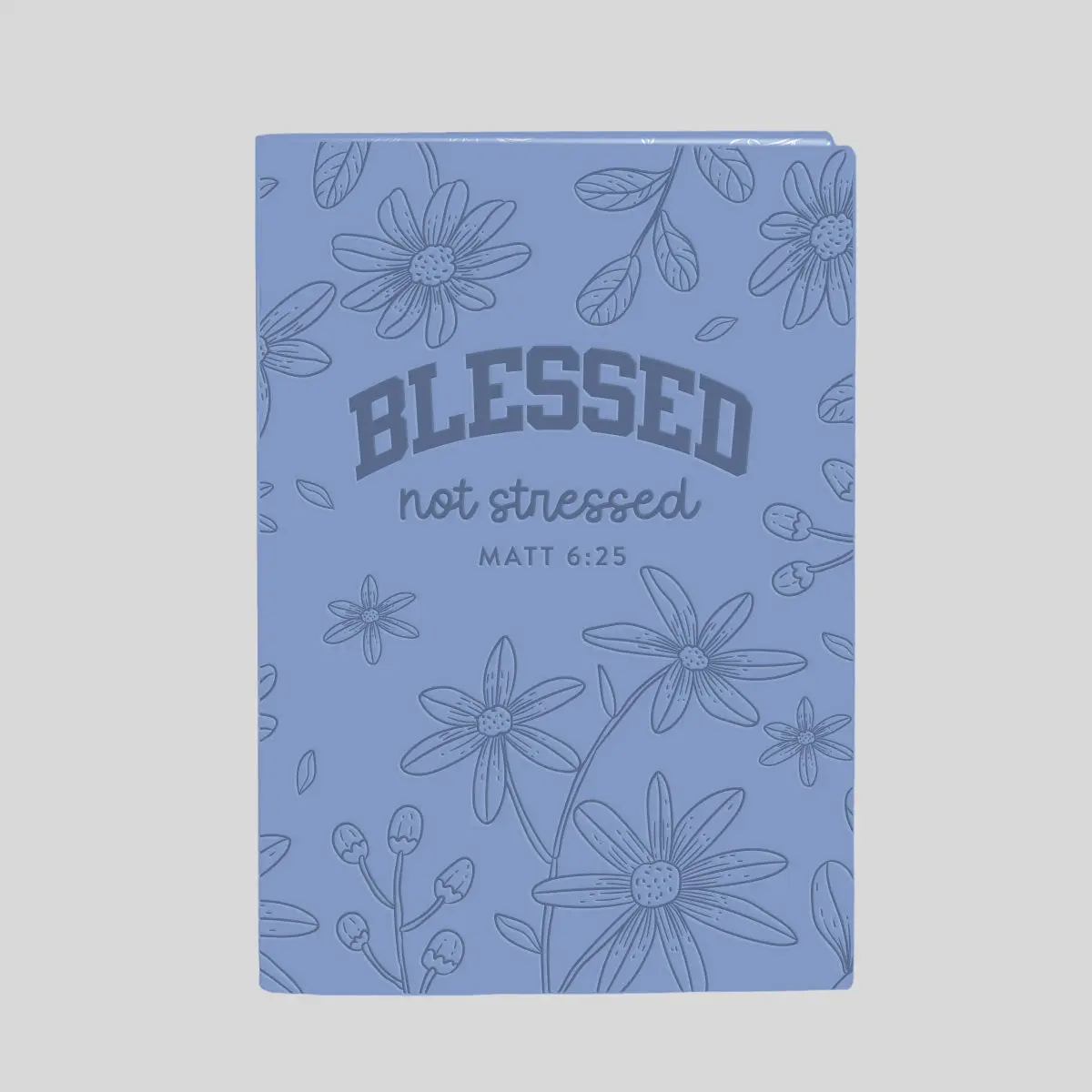 Kerusso Women's Faux Leather Blessed Journal - 8.4" x 5.5", 160 Lined Pages, Debossed Cover, Front Presentation Page, Full-Color 4-Edge Printing, Journaling Supplies for Bible Study Notes, Personal Reflections, Thoughtful Office Stationery Notebook