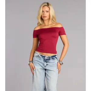 Simply Styled Off-The-Shoulder Top