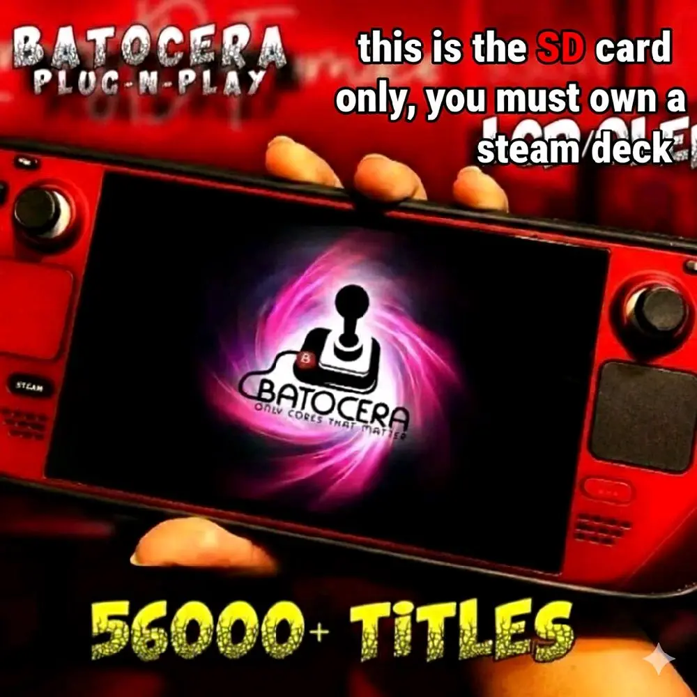Custom SD Card Batocera Arcade Build for your Steam Deck! Custom SD Card Batocera Arcade Build for your Steam Deck!