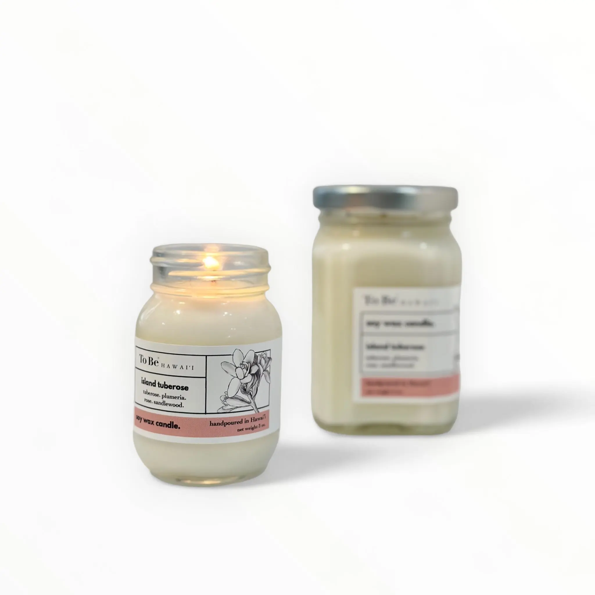 Island Tuberose Soy Wax Candle