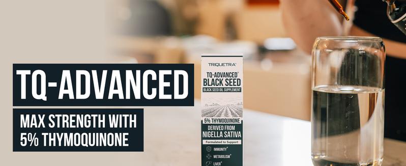 Black Seed Oil with 5% Thymoquinone - 100mg per Serving, 15:1 Concentrate from Nigella Sativa, Vegan, 30 Servings Healthcare Fitness