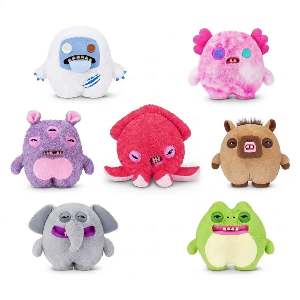 Fuggler CHUNKY FUGGS Series 15" Plush Toys -  Chunky Funny Ugly Monster Stuffed Animal with Human Teeth, Soft Kawaii Throw Pillow, Quirky Birthday Gag Gift for Kids, Teens, and Collectors