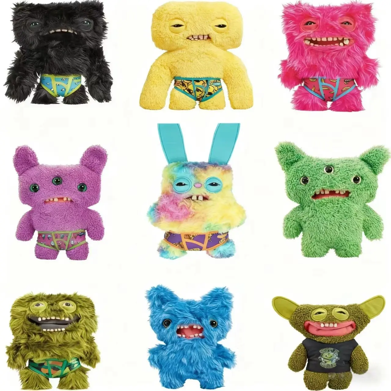 Fuggler Big Teeth Tooth Monster Doll - Playful Unisex Funny Toys with Cute and Funny Design, Soft Stuffed Animal Gift for Kids