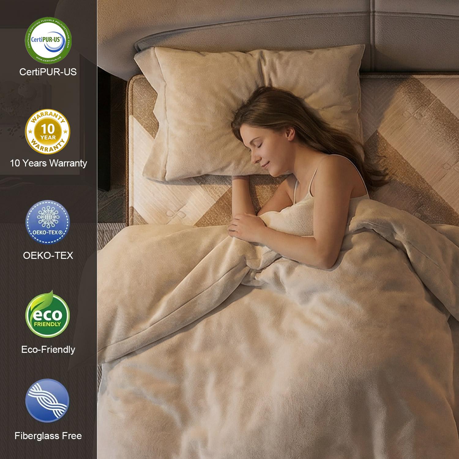 12"14" Twin Full Queen King Size Mattress in a Box Hybrid Spring Memory Foam, Medium Firm Ergonomic Mattress