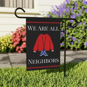 We Are All Neighbors Garden Flag, One Community, Kindness, Everyone Belongs