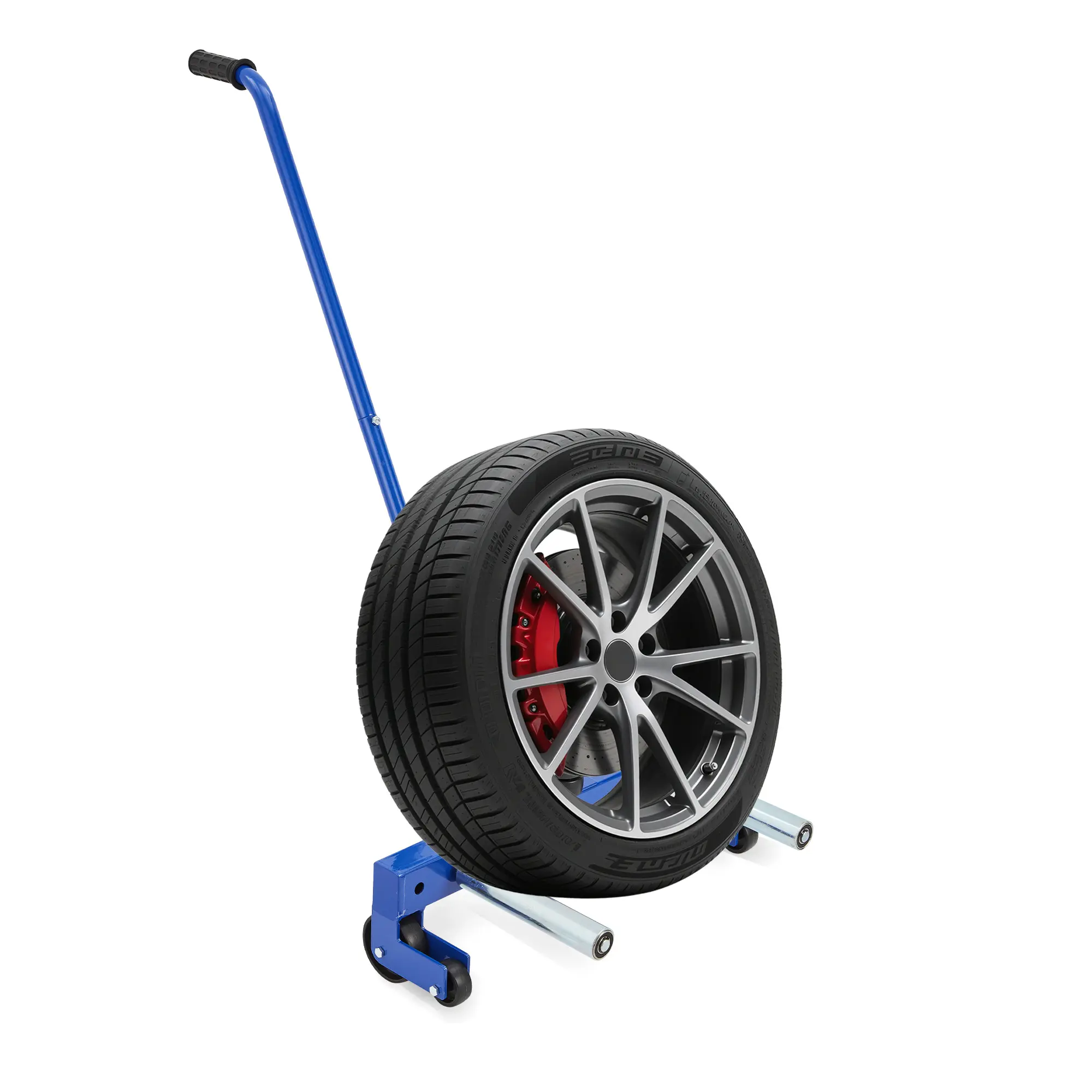 GARVEE Heavy Duty Tire Wheel Dolly, 485 LBS Capacity Vehicle Tire Dolly Tire Lifting Tool with Adjustable Roller, Tire Moving Cart Tool for Workshop, Garage