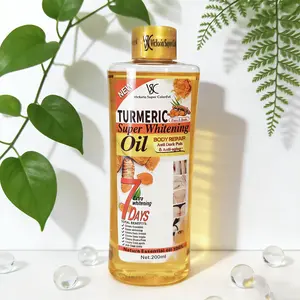 Turmeric Oil Super White 200ml: Intensive Body Repair & Anti-Dark Spot Skincare Oil to Visibly Improve Dark Spots, Even Skin Tone & Reveal Radiant, Glowing Complexion