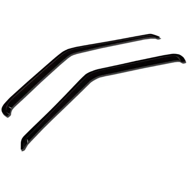 Outside Mount Rain Guards, Window Deflectors for Chevrolet Silverado Regular Cab 2017-2018, Vent Visors, Dark Smoke, 2PCS - WV-768B