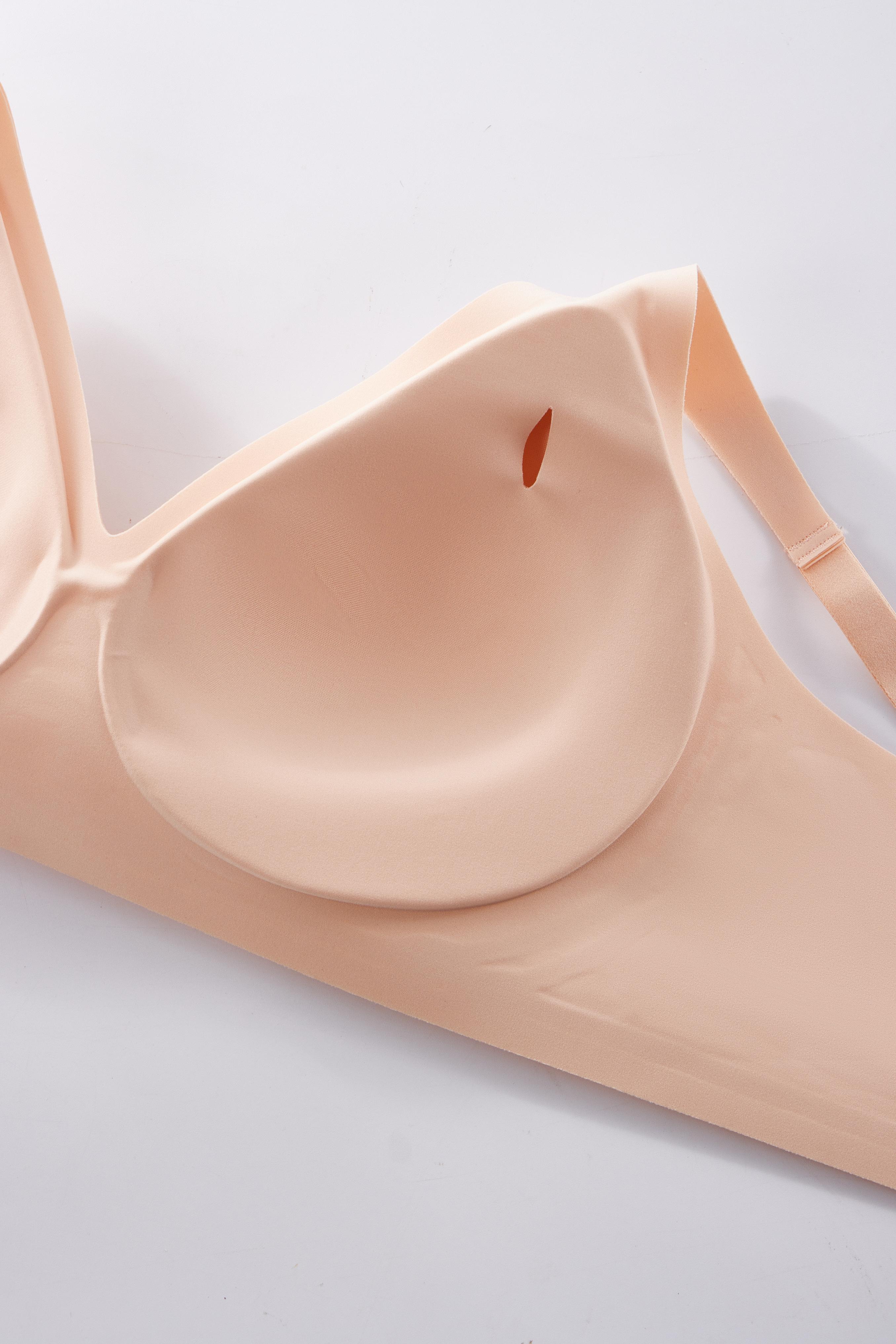 1/2/3PCS Jelly Wireless Bras Womens Comfortable Wireless Bras Push Up Bralettes Seamless Tshirts Bras Deep V Everyday Bras S-4XL