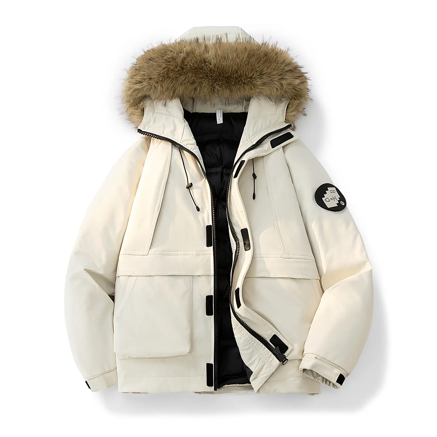 Winter Workwear Plus Size Thickened Super Warm Fleece Collar Jacket down jacket winter jacket