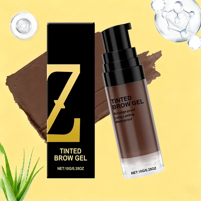 Long-Lasting Defining Brow Gel - Builds Natural Color & Holds All-Day for Sharp, Defined Brows, Smudge-Proof Formula for Customized Looks