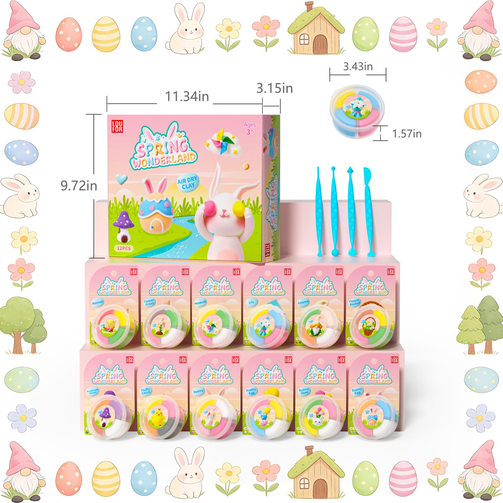 【NO BOGO】Air Dry Clay 12 Boxes Soft Ultra Light Safe Non Toxic DIY Craft Kit with Tools Tutorials &Cute Valentine gift 【NO BOGO】Air Dry Clay 12 Boxes Soft Ultra Light Safe Non Toxic DIY Craft Kit with Tools Tutorials &Cute Valentine gift