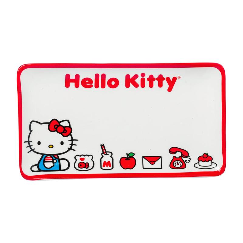Hello Kitty Ceramic 3-pc Sushi Set (Classic Milk Bottle)