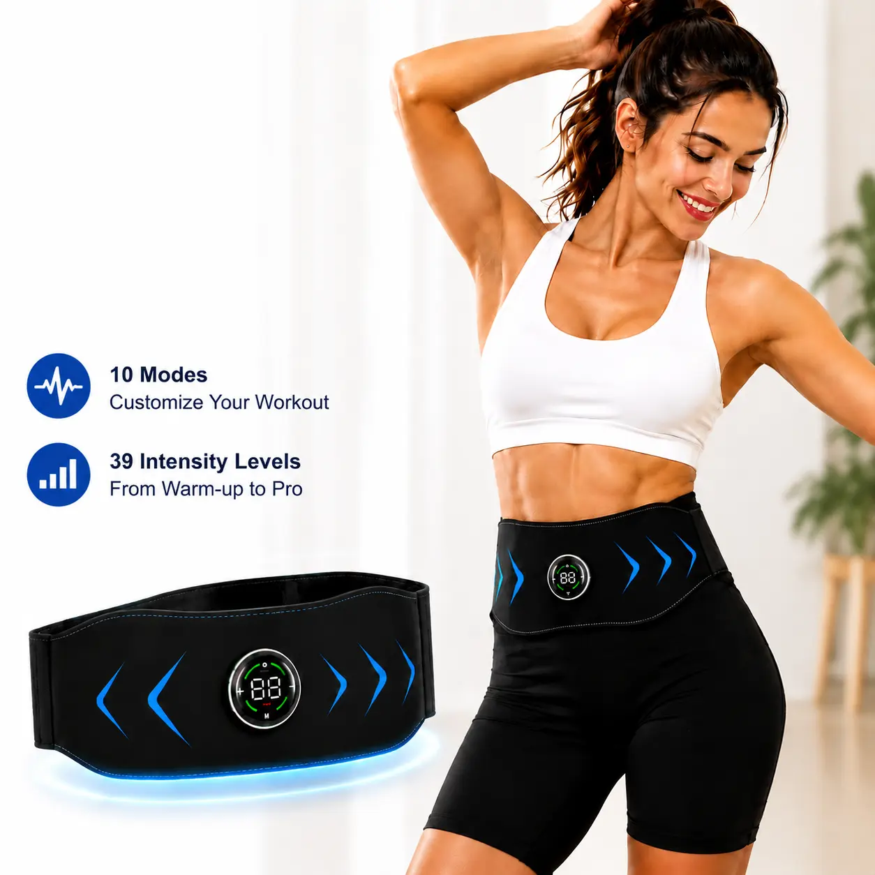 Pain Relief Belt,Home and Office Fitness WorkoutEquipment,Massage Relaxation Waist Belt,Muscle MassageBelt,Muscle Relaxation Massage Belt