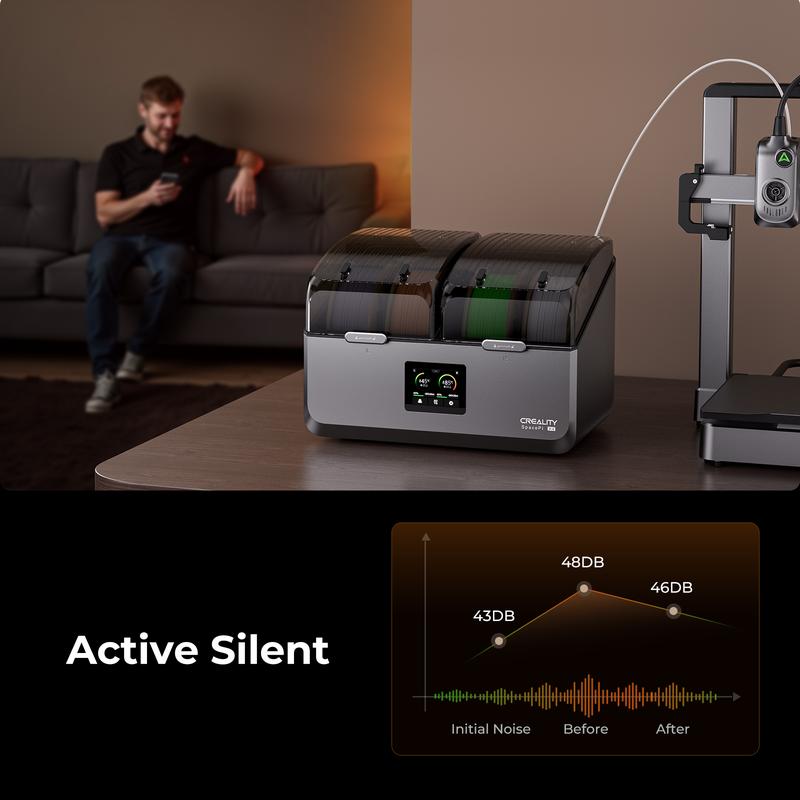 Creality SpacePi X4 Filament Dryer Box 4 Spool Dry Heat Up to 85°C