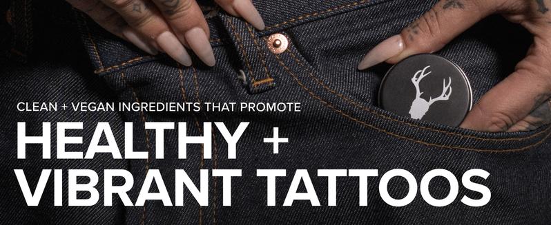 Mad Rabbit Tangerine & Vanilla Balm Salve - Tattoo Balm & Aftercare Cream, Color Enhancement that Revives Old Tattoos, Hydrates New Tattoos